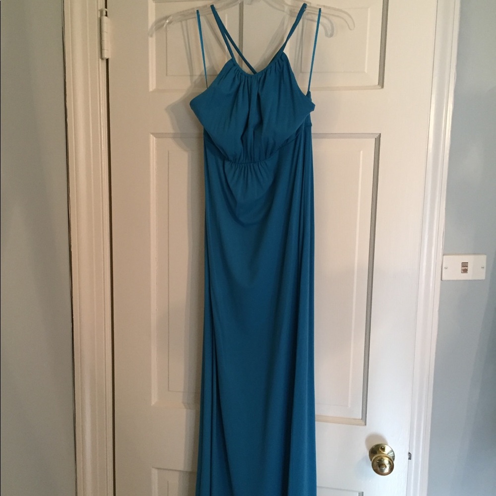 Teal Susana Monaco Cross Back Maxi S
